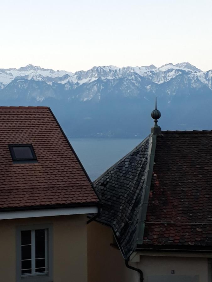 Bed and Breakfast Aux Trois Soleils Chexbres Esterno foto